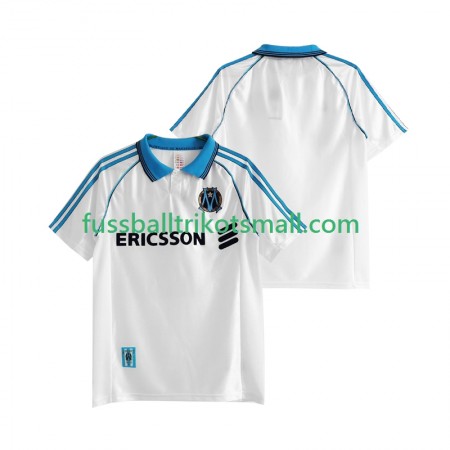 Fußballtrikots Olympique Marseille 1999 Retro 1998 Kurzarm Heimtrikotsatz kaufen